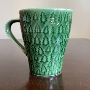2008 STARBUCKS Design Stockholm Christmas Tree Coffee Tea Mug